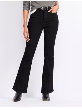 Madewell Black High-Rise Flare Jeans